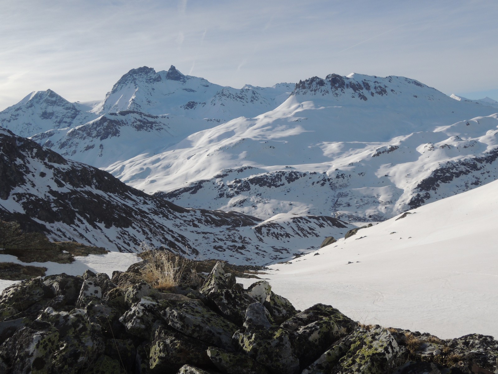J2 vers le Mollard de la Loza, coup d'oeil dans le rétro