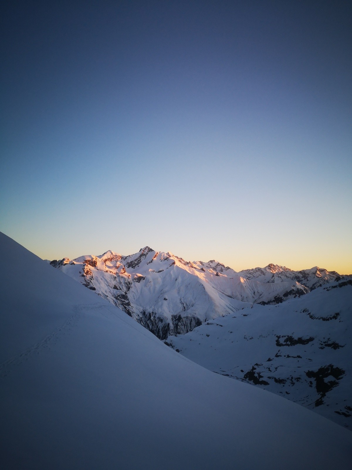 &nbsp;Coucher du soleil au refuge