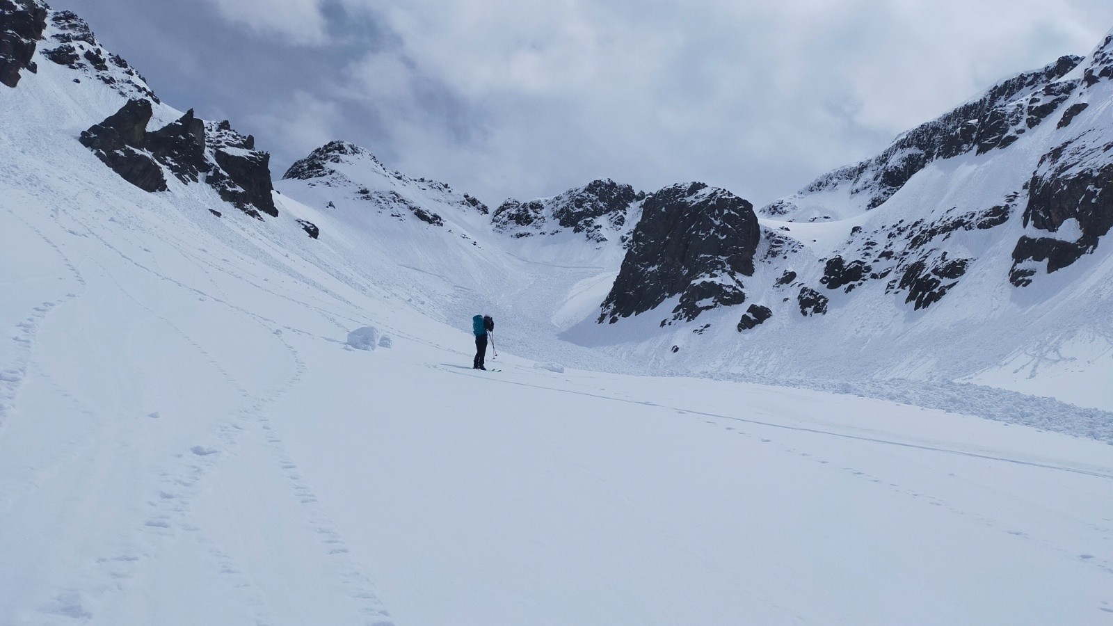Remontée au col de la Croix&nbsp;