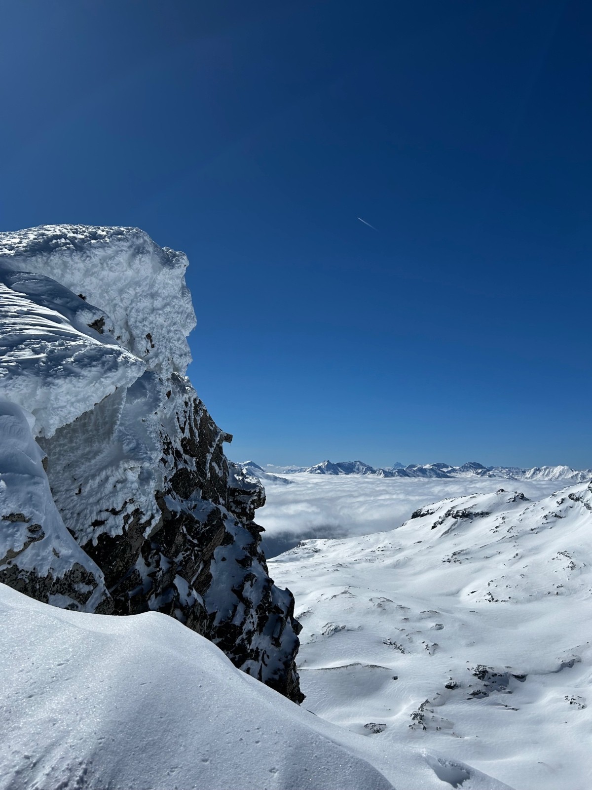 Sur la crête du Pelve