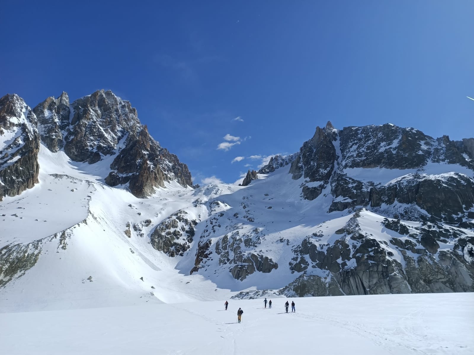 Montée au Col Du Chardonnet