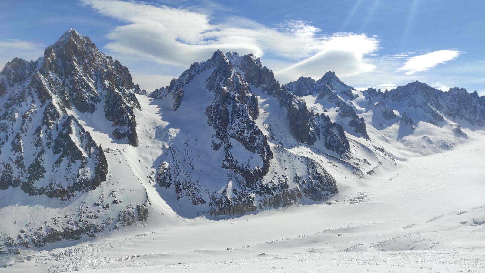 Col du Chardonnet vu +/- du Col de la Rachasse&nbsp;