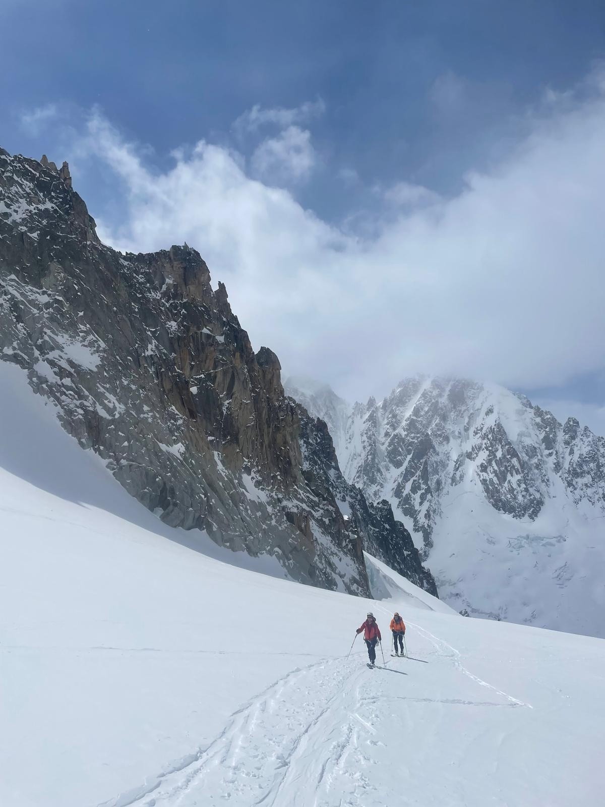 &nbsp;Montée au Col Du Chardonnet