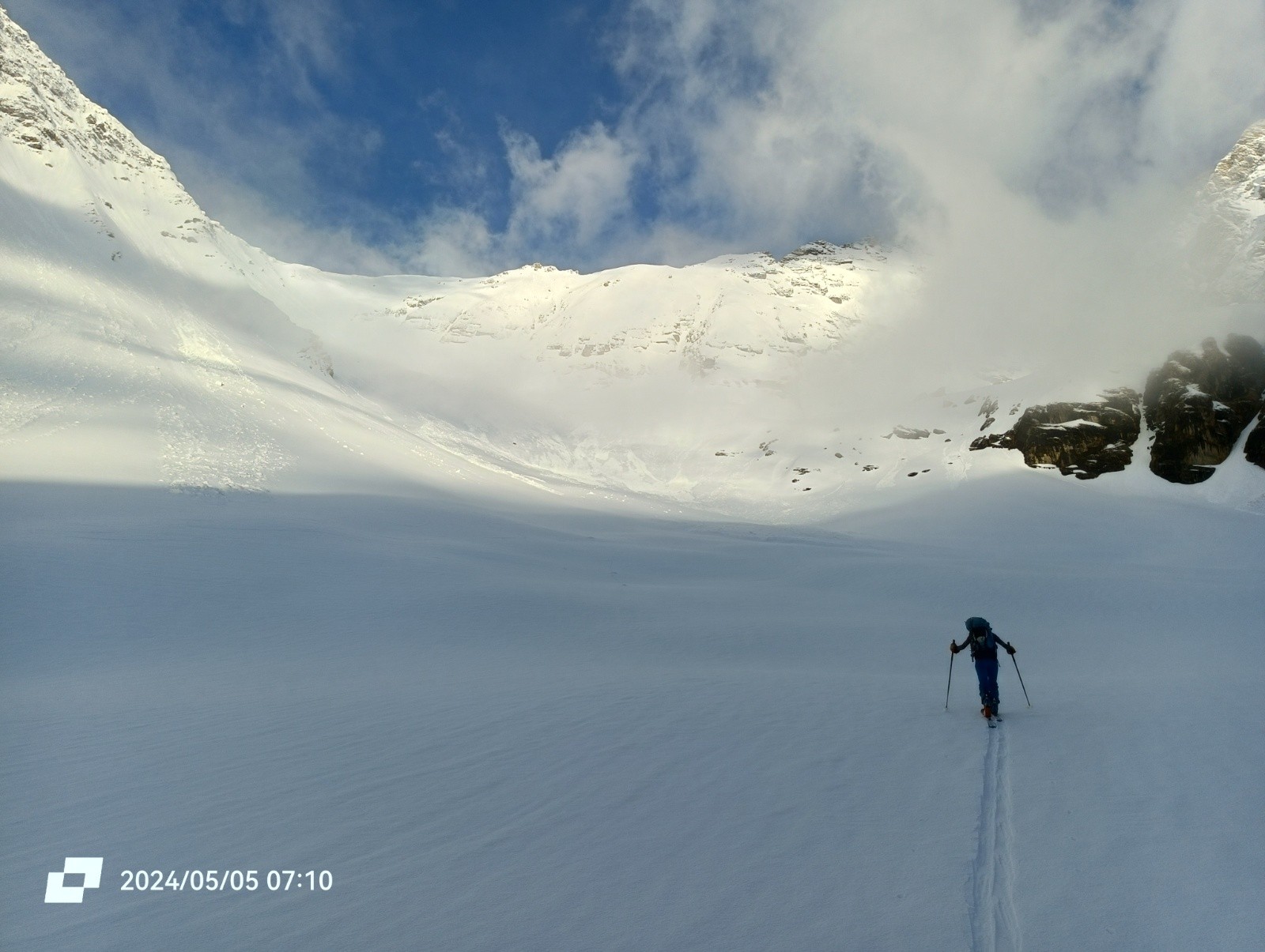 Traçage de 10 de fraiche bien humide&nbsp;