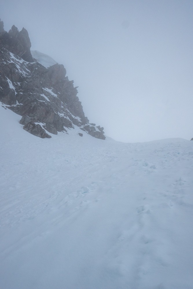 le haut du couloir Bob : juste en dessous des nuages