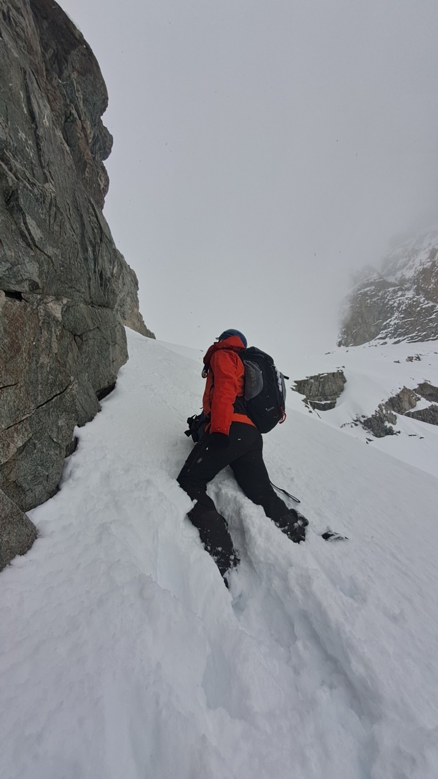 Montée finale à la Brèche de la Meije