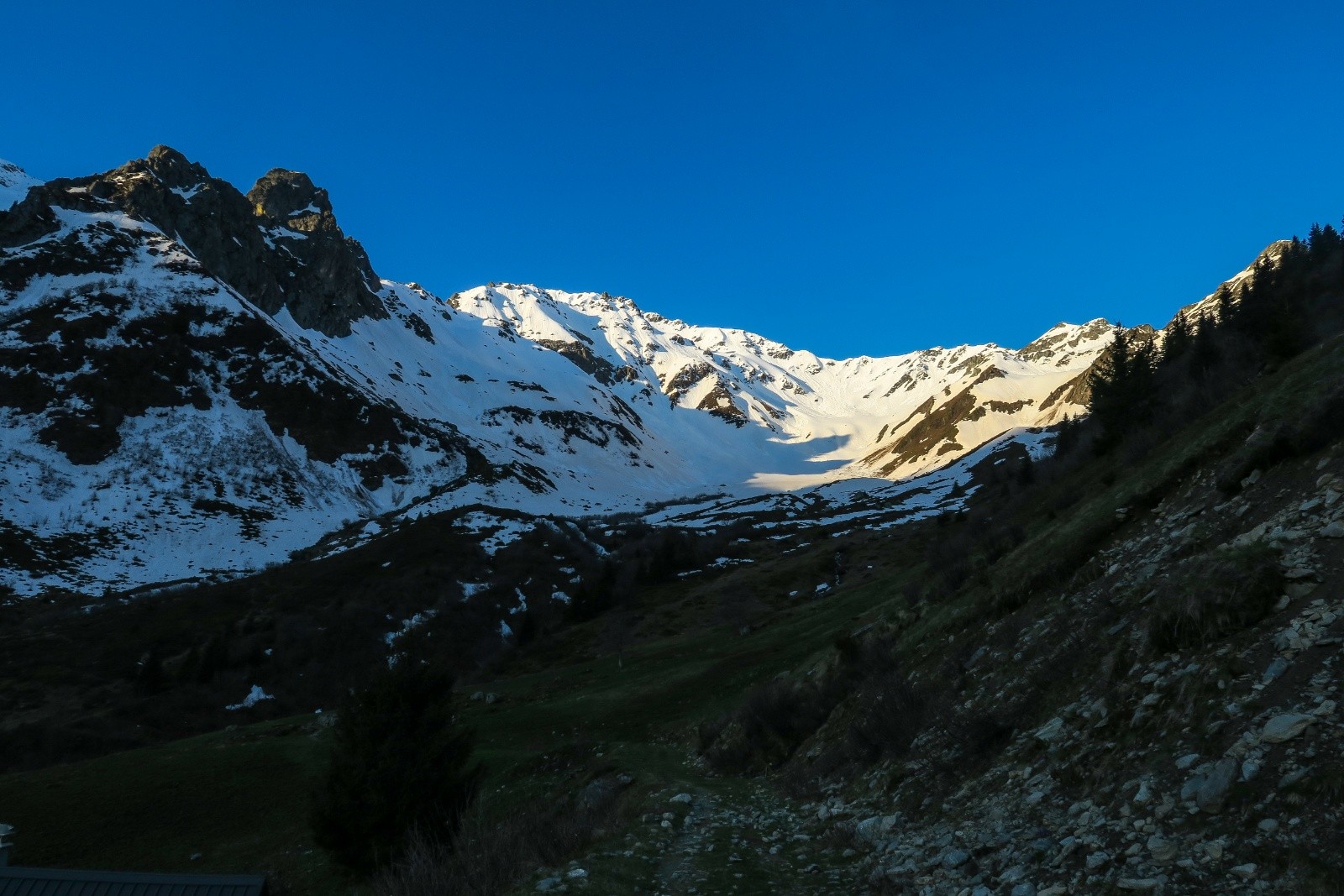 &nbsp;Combe du Pra au petit matin