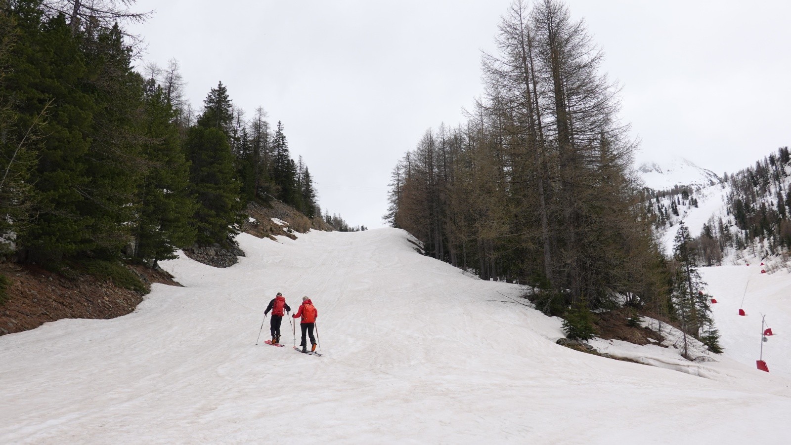 Nous remontons vers la Tête de Pélevos
