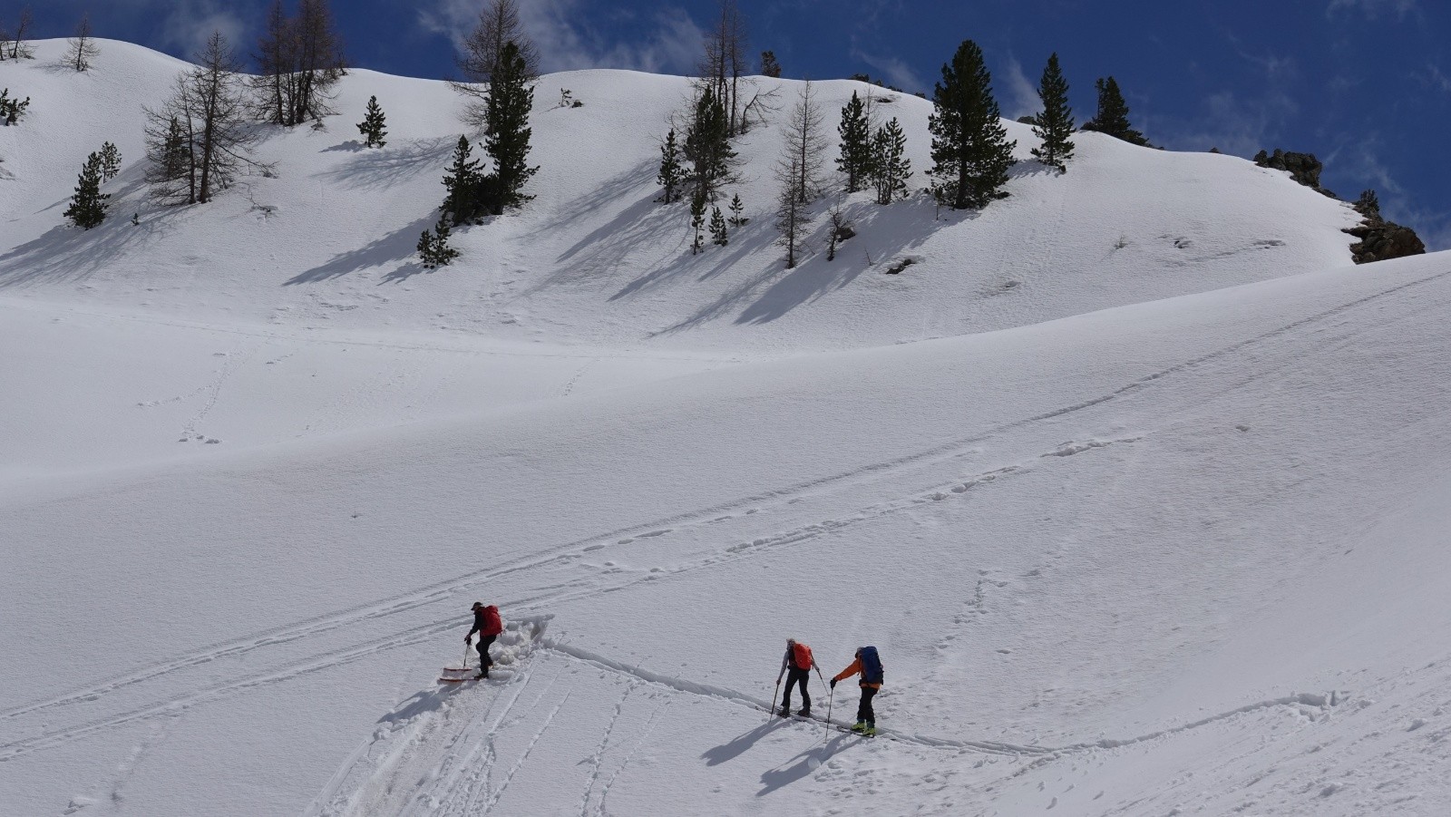 Après la Baisse de la Cabane sous le soleil revenu