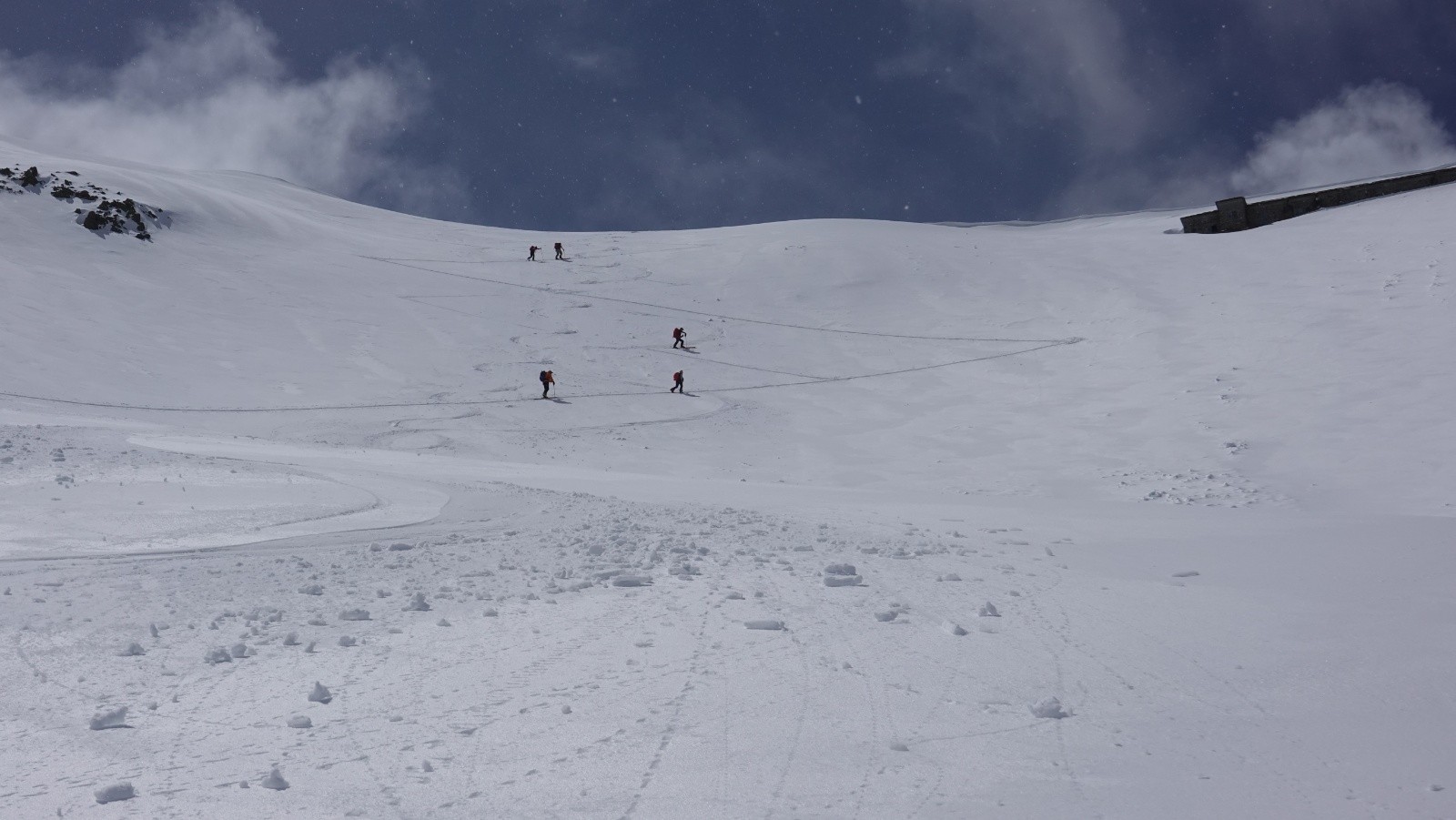 Arrivée au Mont Saint-Sauveur