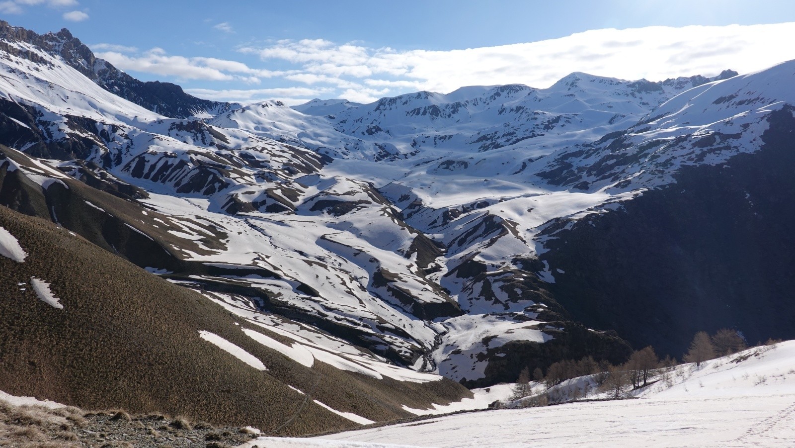 Les conditions du jour dans le vallon du Salse Morene