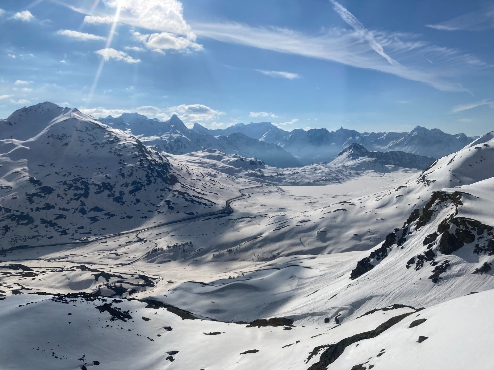Col de la Bernina depuis le telepherique