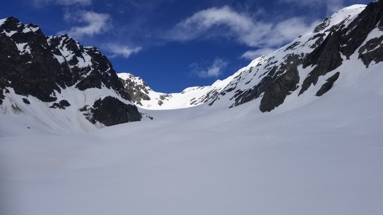 Descente de la combe de l'Invernet