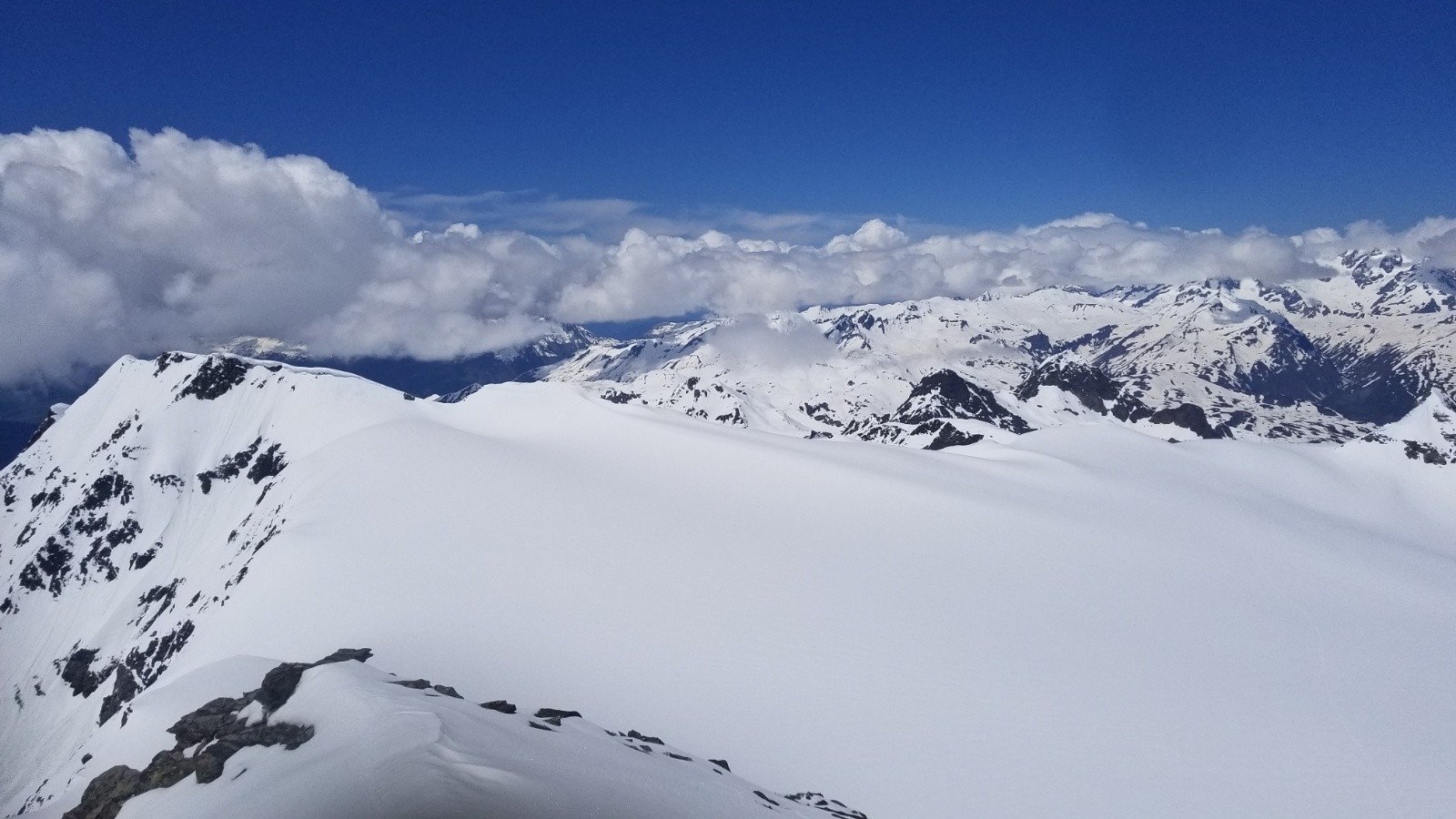 Glacier du Ruitor et Becca du Lac