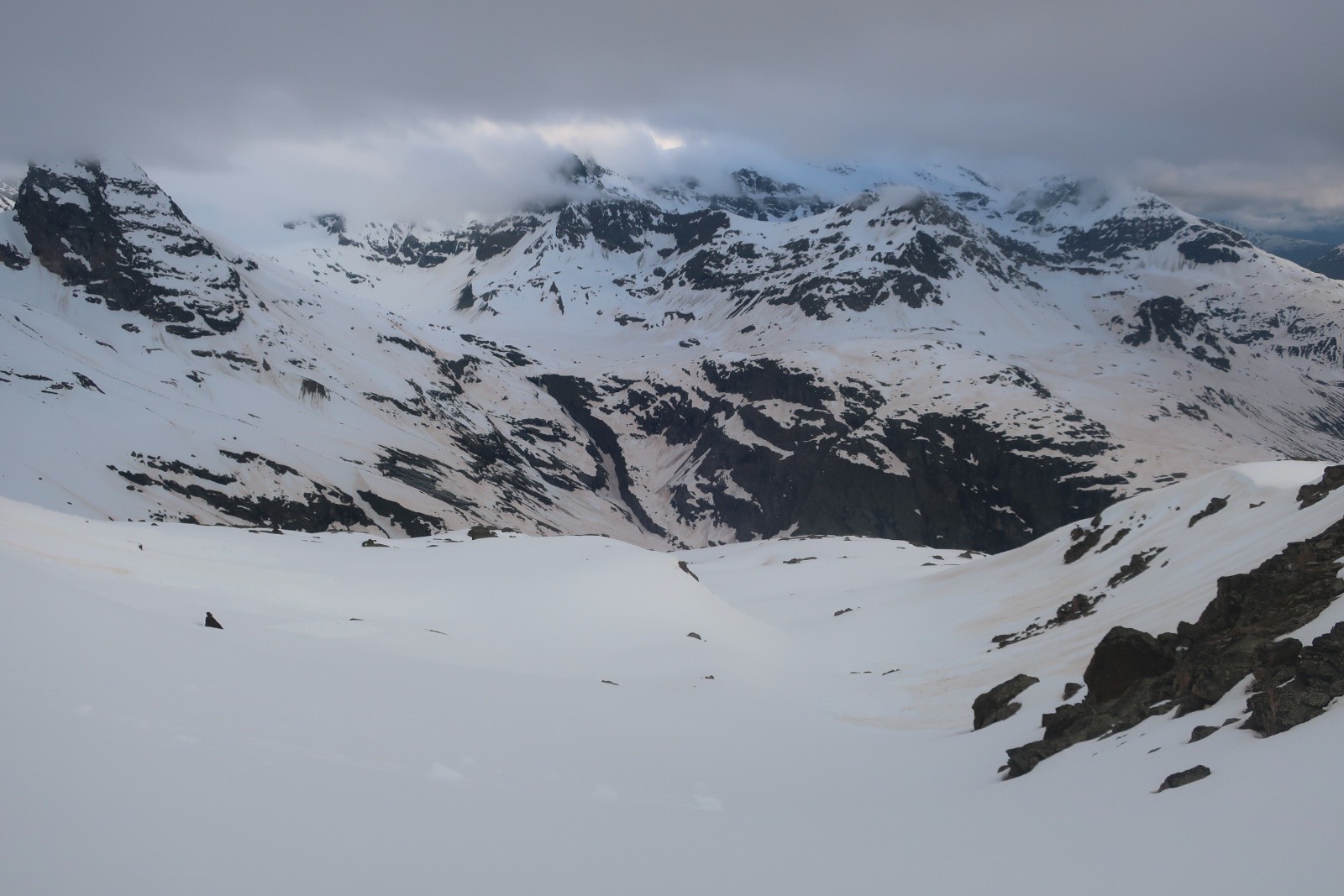 Versant Sud face aux Evettes