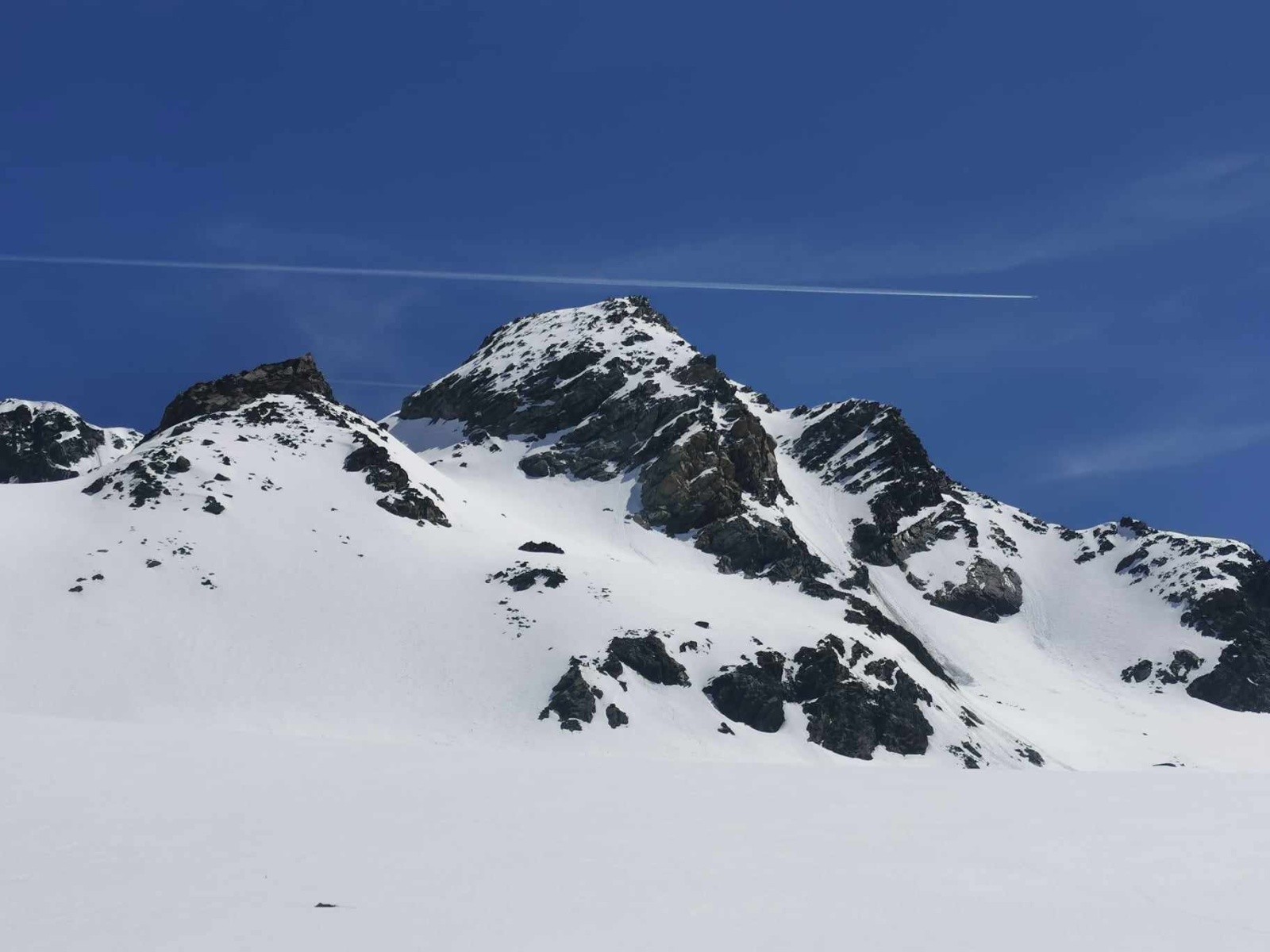 Mont de Gébroulaz depuis glacier de Chavière 