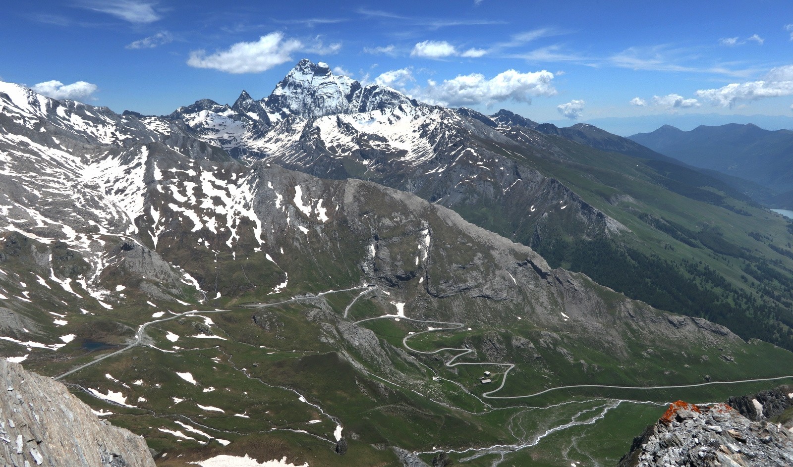 Route du col Agnel, versant italien