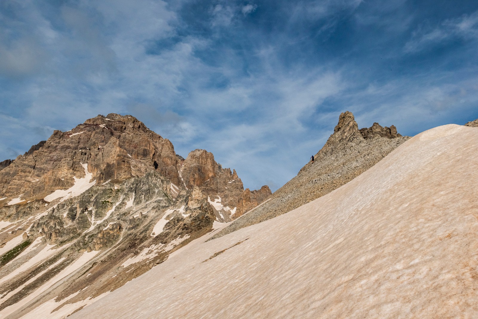 &nbsp;1er sommet arrivée en même temps qu'un marcheur