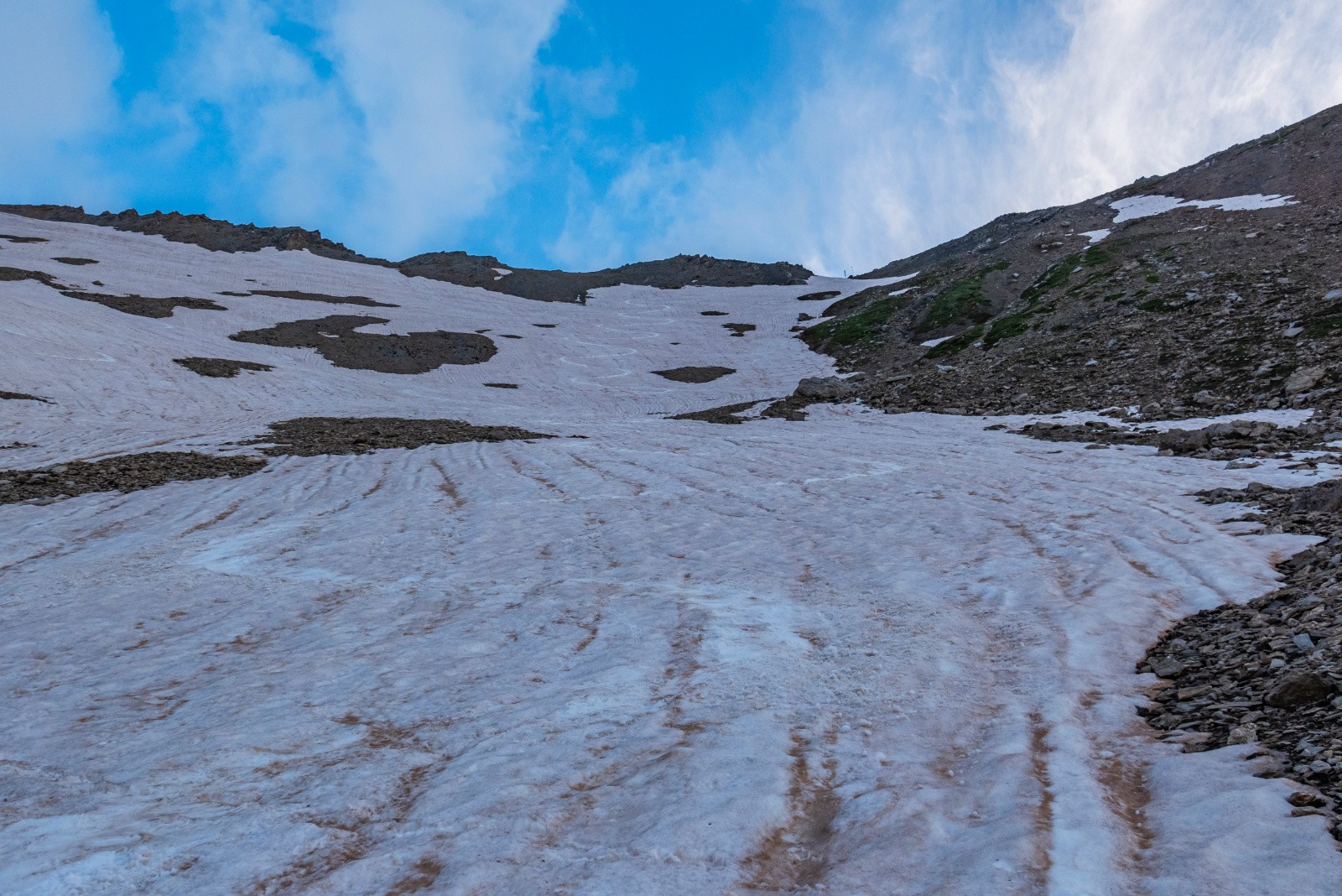 Descente au crépuscule 