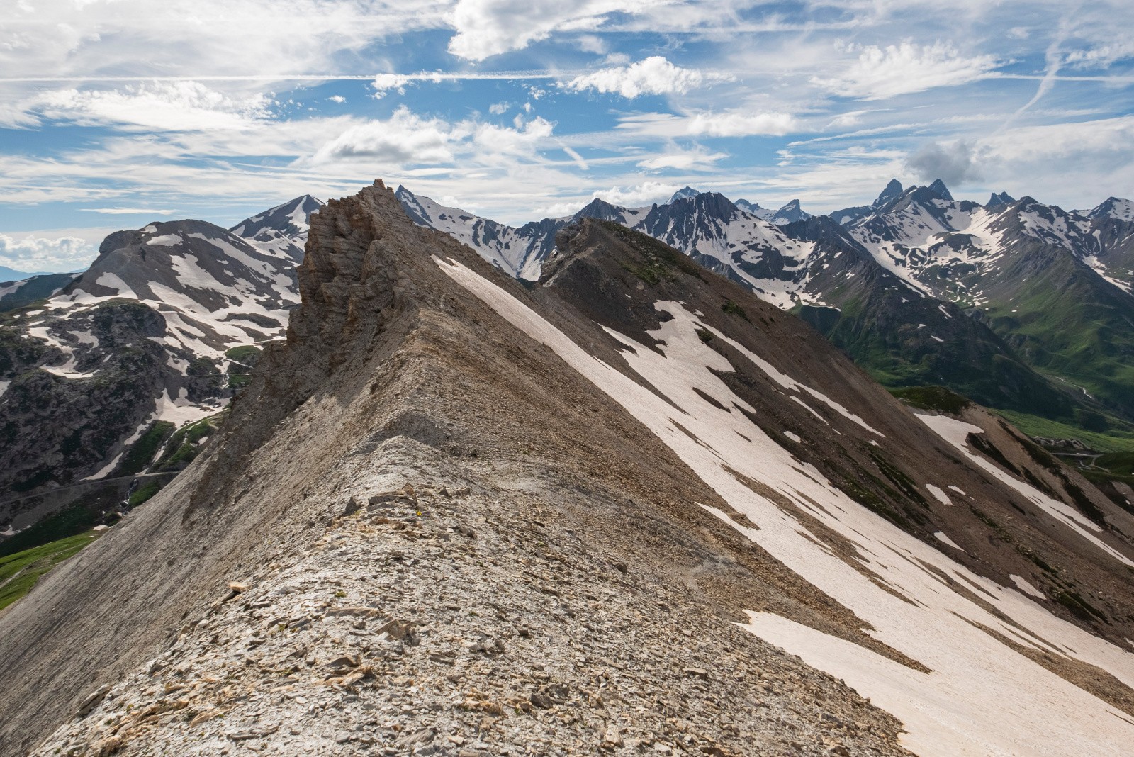1er sommet crête médiane entre petit Galibier et Tête noire 