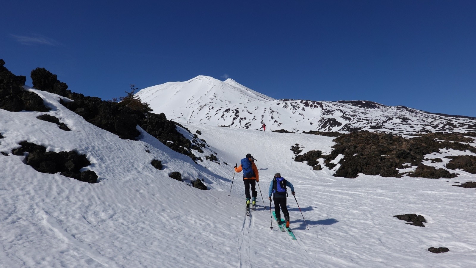 Direction les pentes NW du volcan Lonquimay