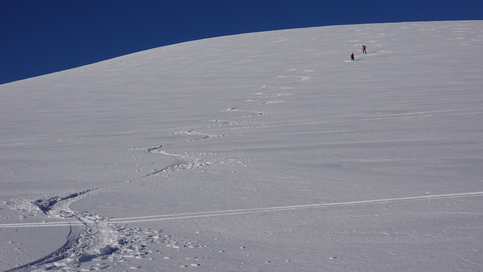 Troisième et dernière descente avant de rejoindre la station de Corralco