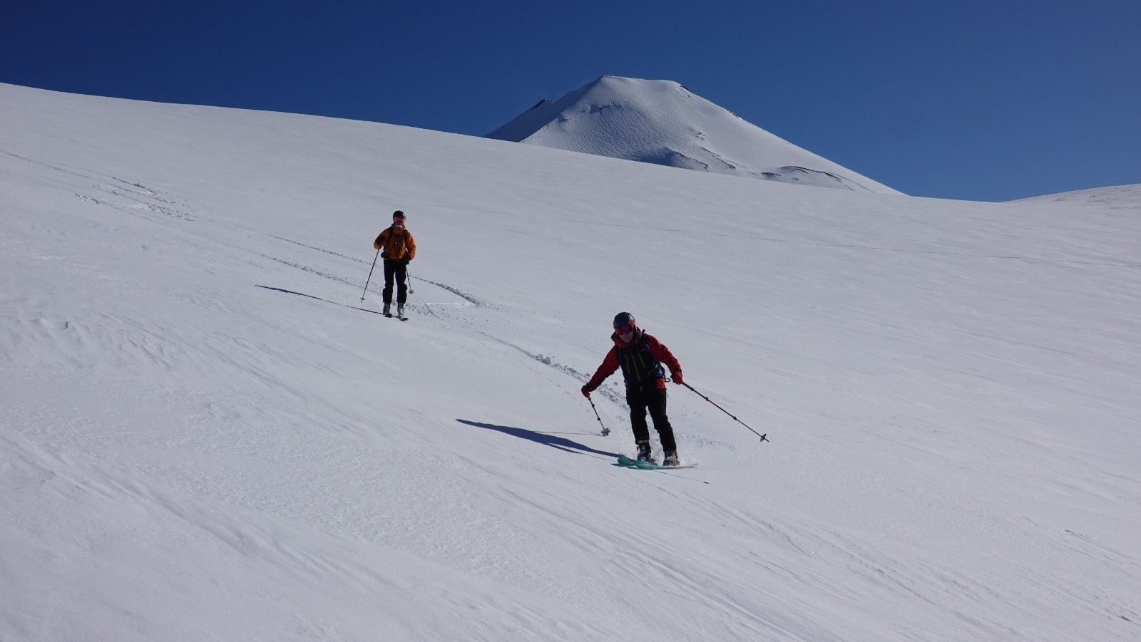 Neige changeante pour cette seconde descente