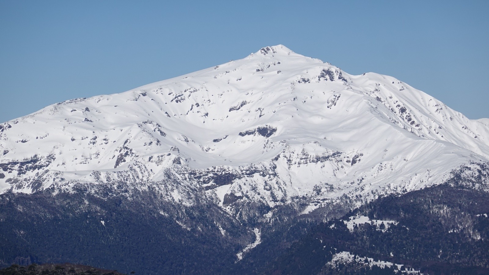 Panorama au téléobjectif sur la Sierra Nevada