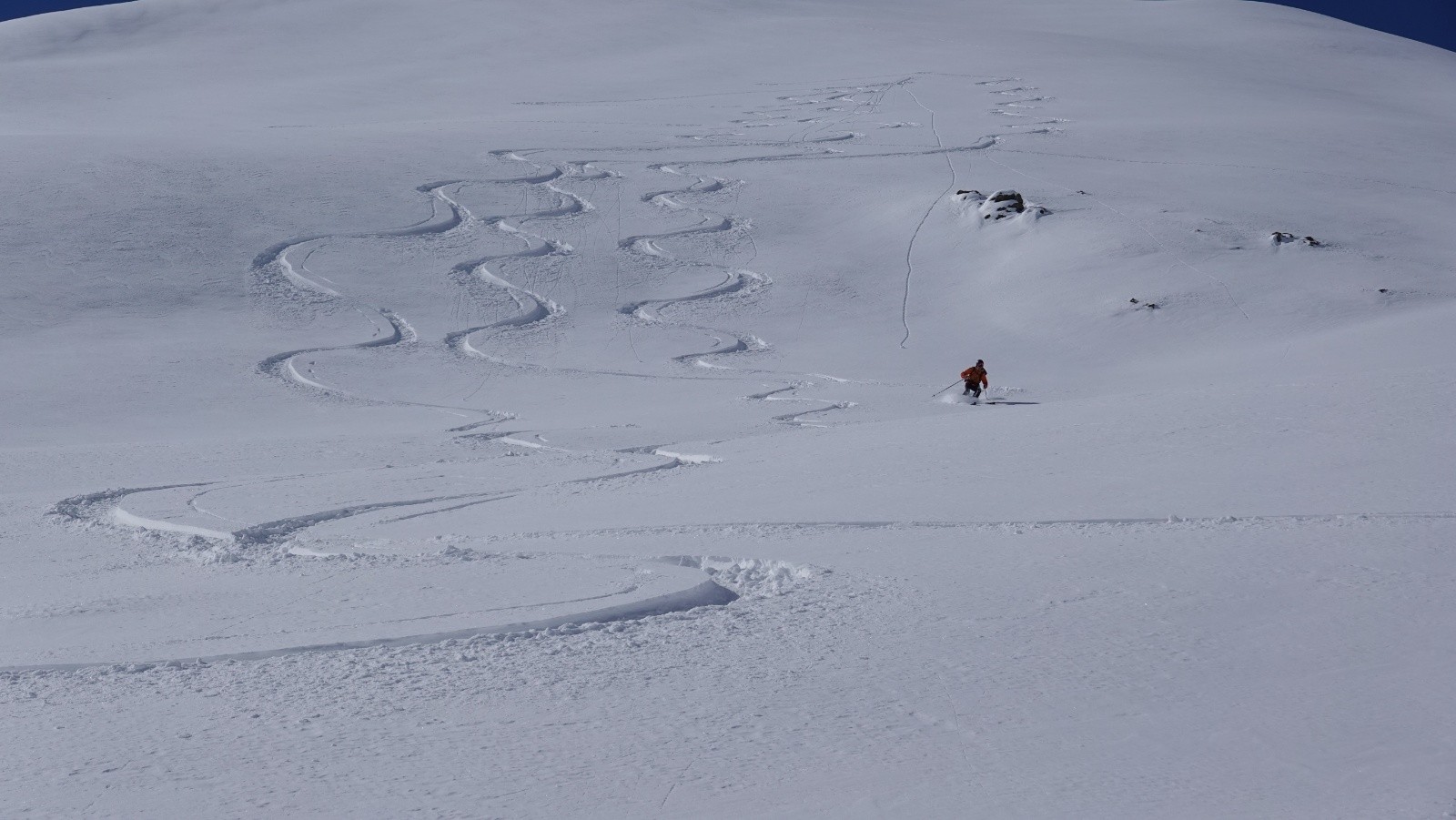 Ski toujours excellent pour cette seconde descente