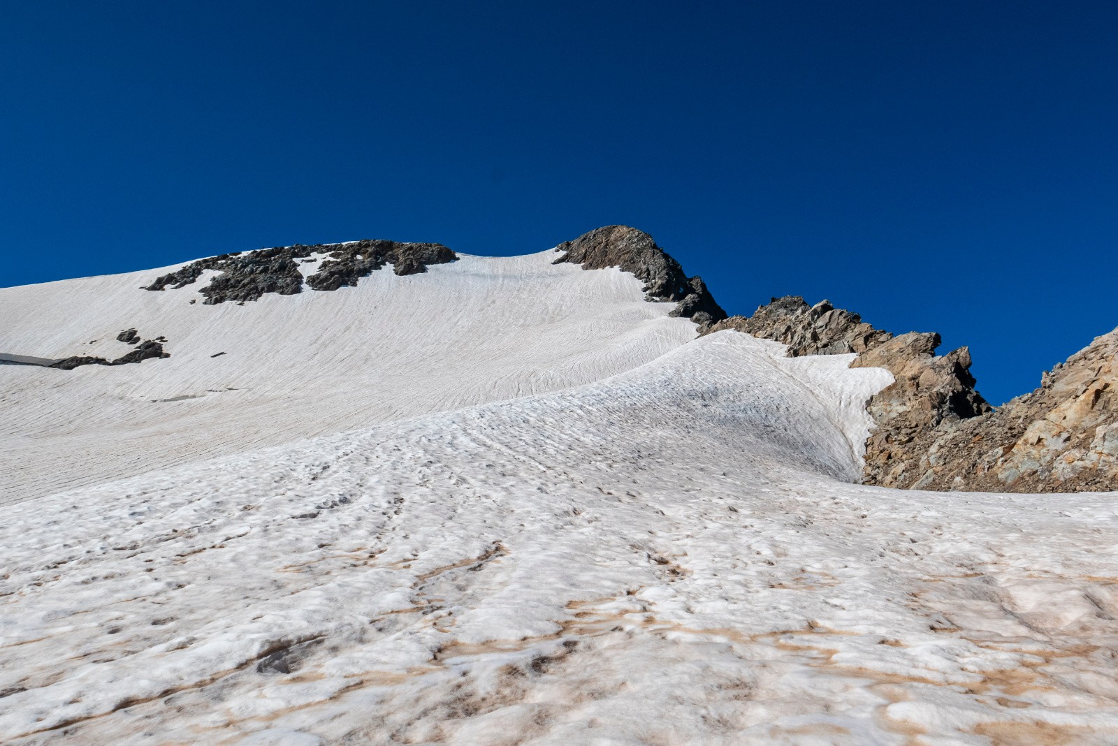 Le final depuis le col de la barbarate 