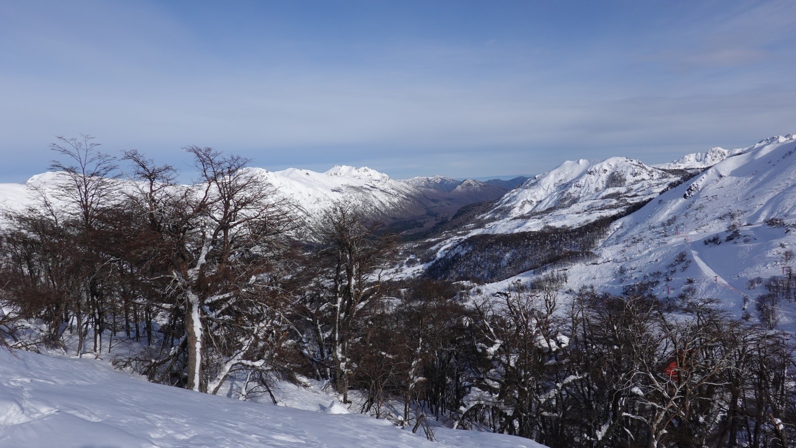 Panorama vers le Valle Las Trancas