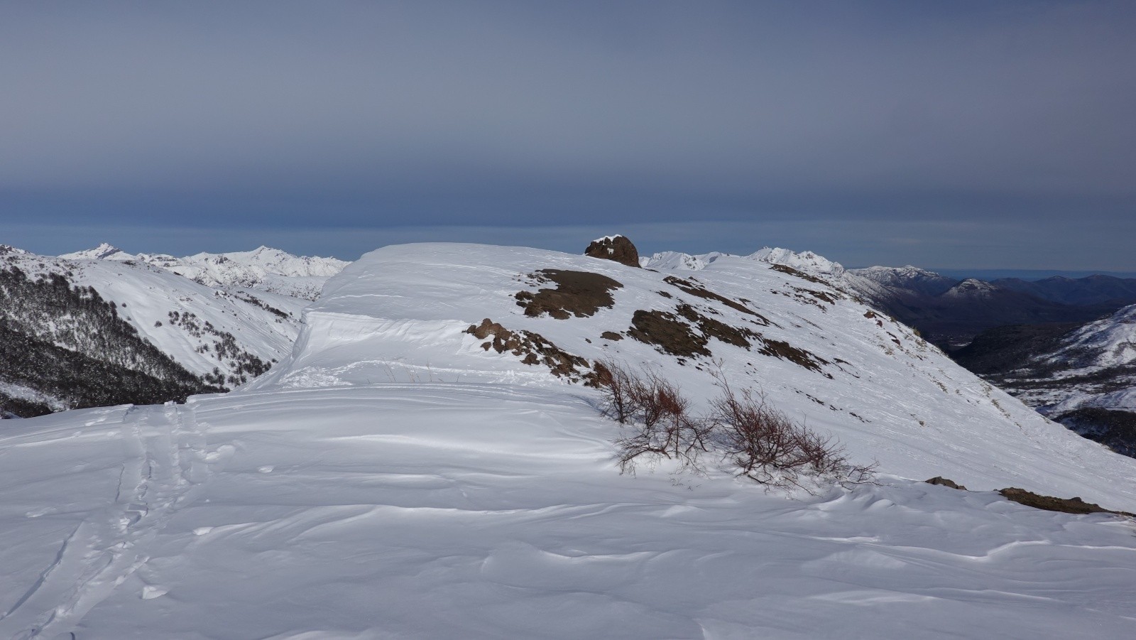 Au niveau du Col, panorama vers l'Ouest