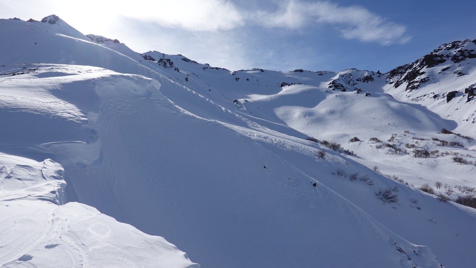 Le haut du Valle Hermoso permettant de rejoindre le Cerro Pirigallo