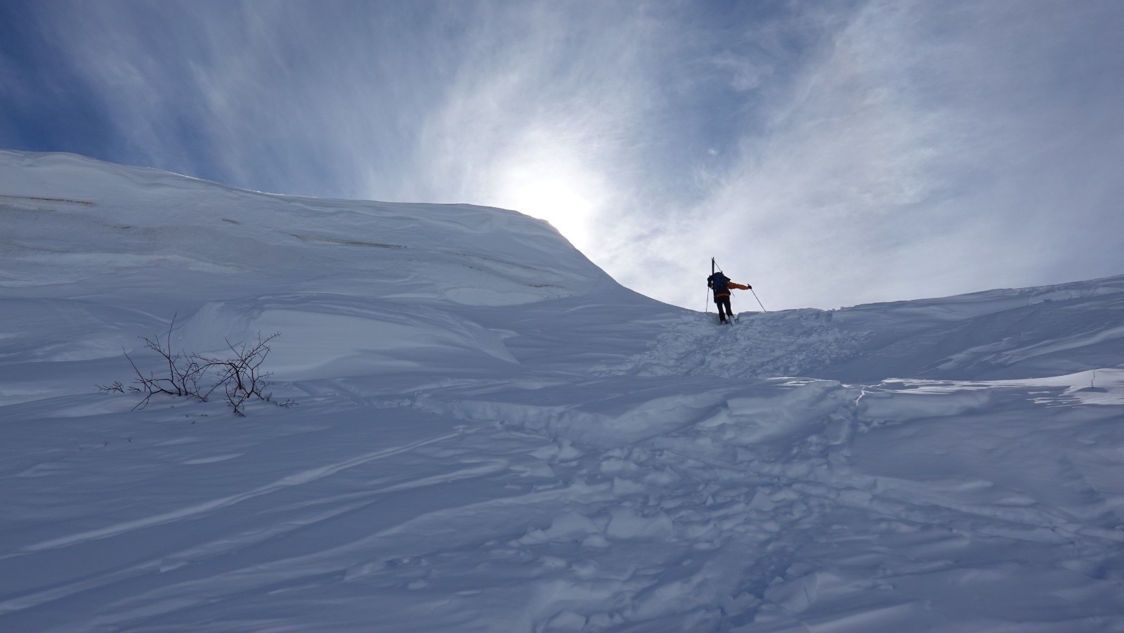 Petite remontée au Col afin de basculer sur la station de Nevados de Chillan