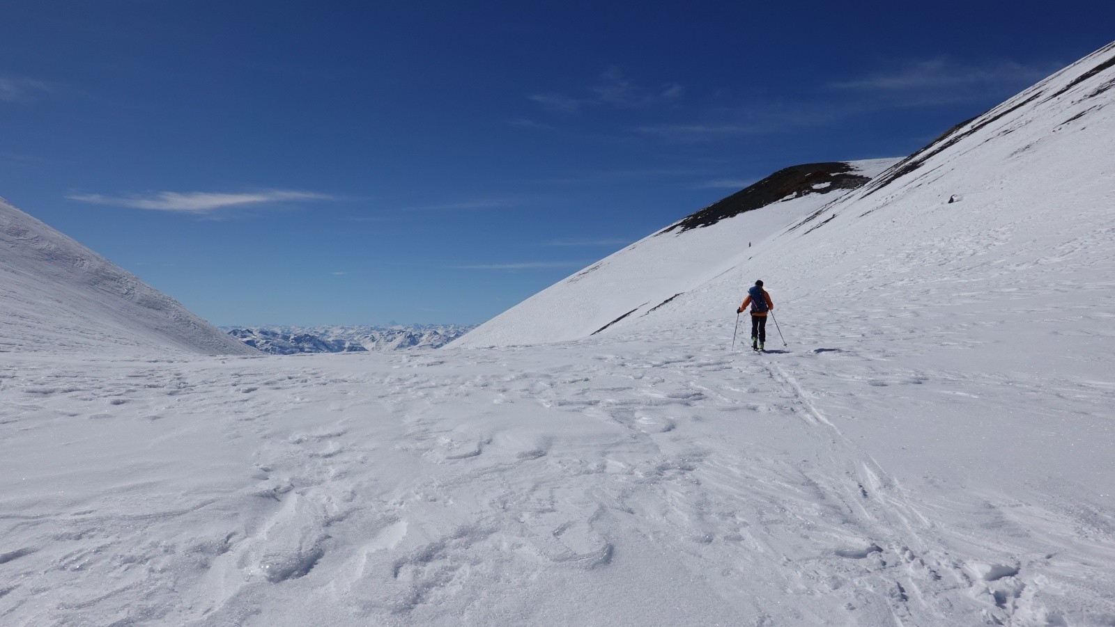 Au niveau du Col entre les deux volcans