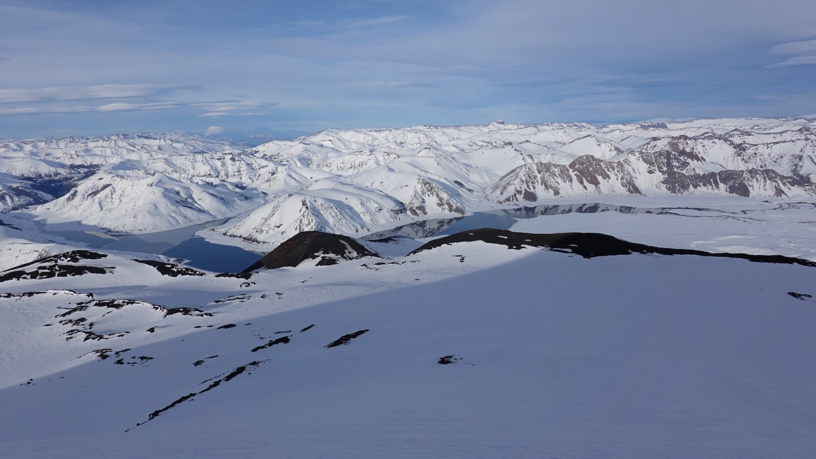 En cours de descente sur l'itinéraire SE