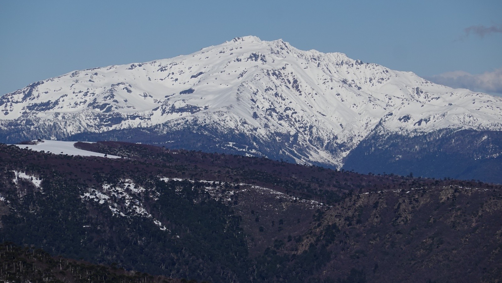 La Sierra Nevada prise au téléobjectif