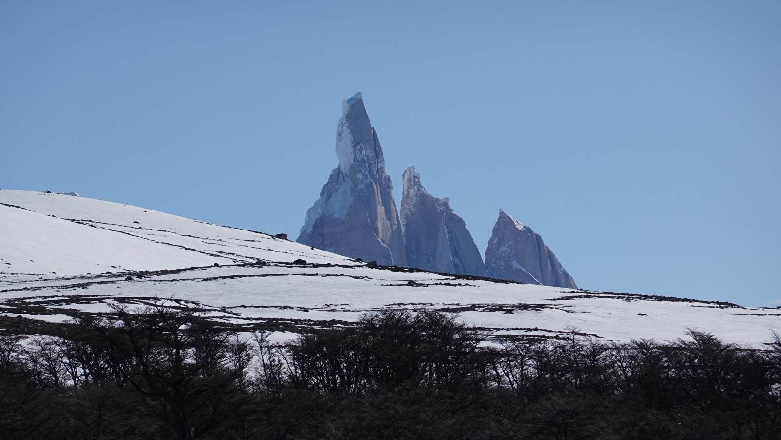 Le Cerro Torre pris au téléobjectif