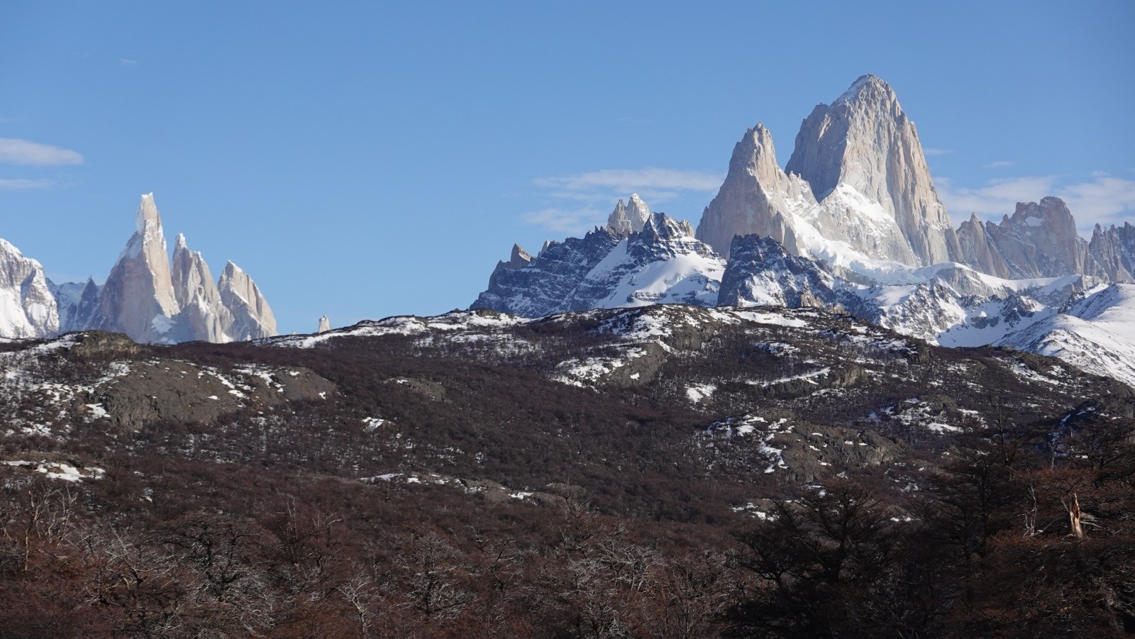 Les mythiques Cerro Torre et Fitz Roy