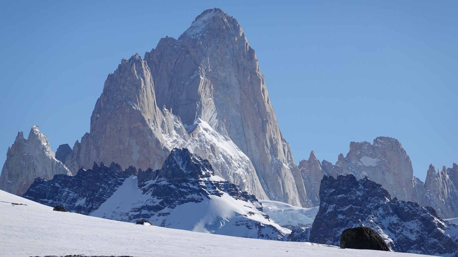 Le Fitz Roy pris au téléobjectif