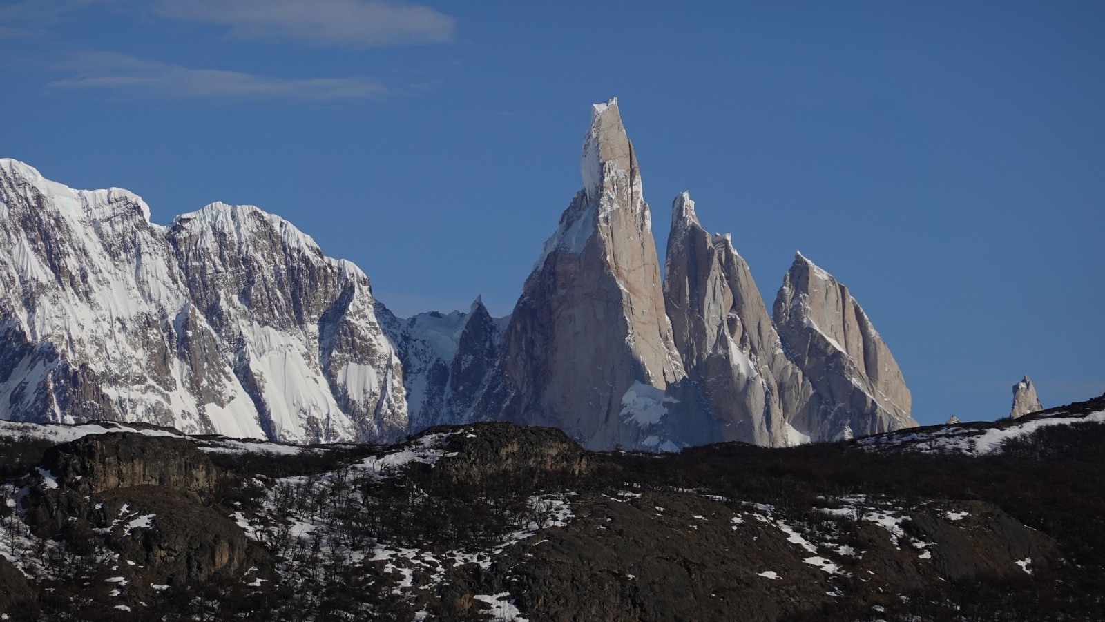 Le Cerro Torre pris au téléobjectif