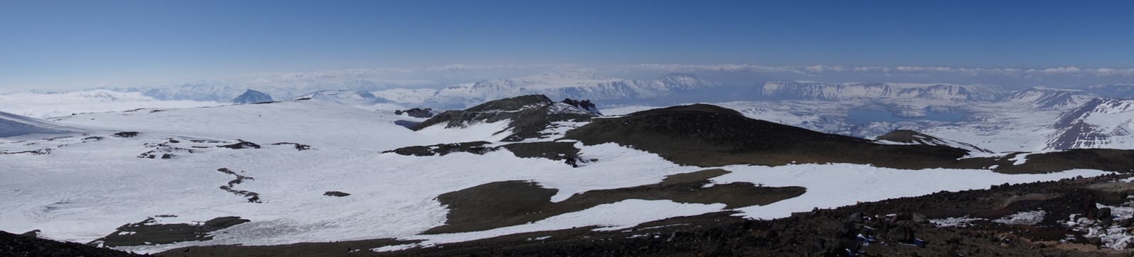 Panorama sommital vers l'Est