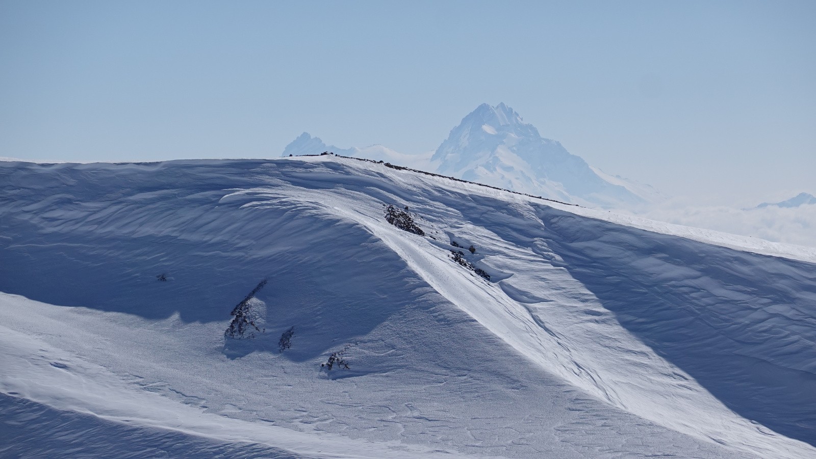 La Sierra Velluda prise au téléobjectif