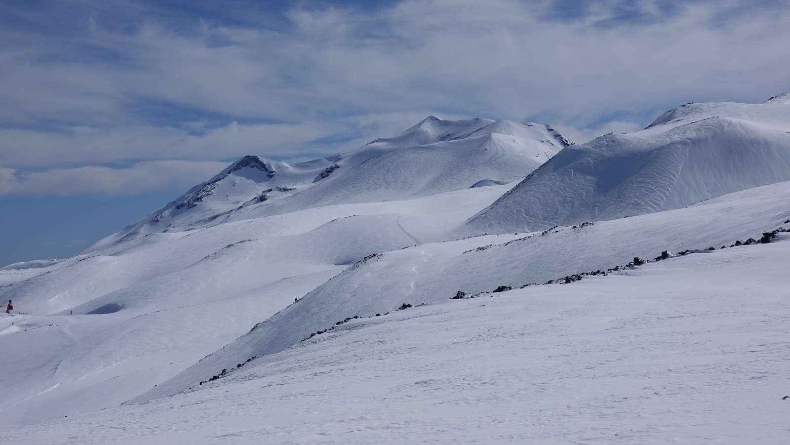 Le volcan Nevado dont l'accès est très long