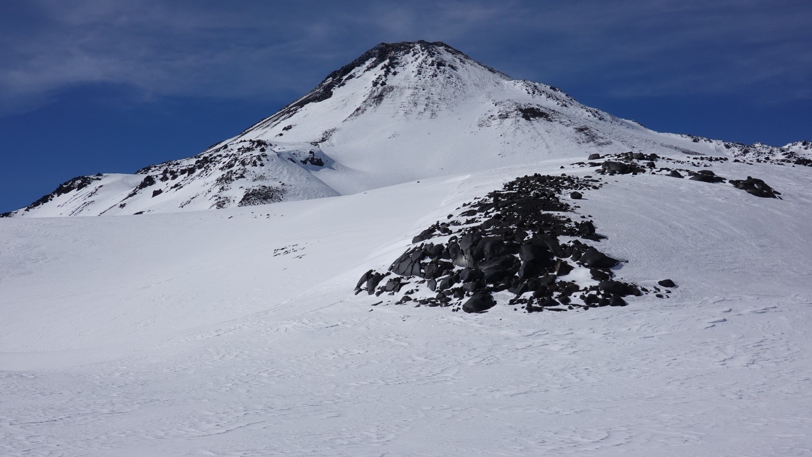 Le versant Nord du volcan Chillan Nuevo