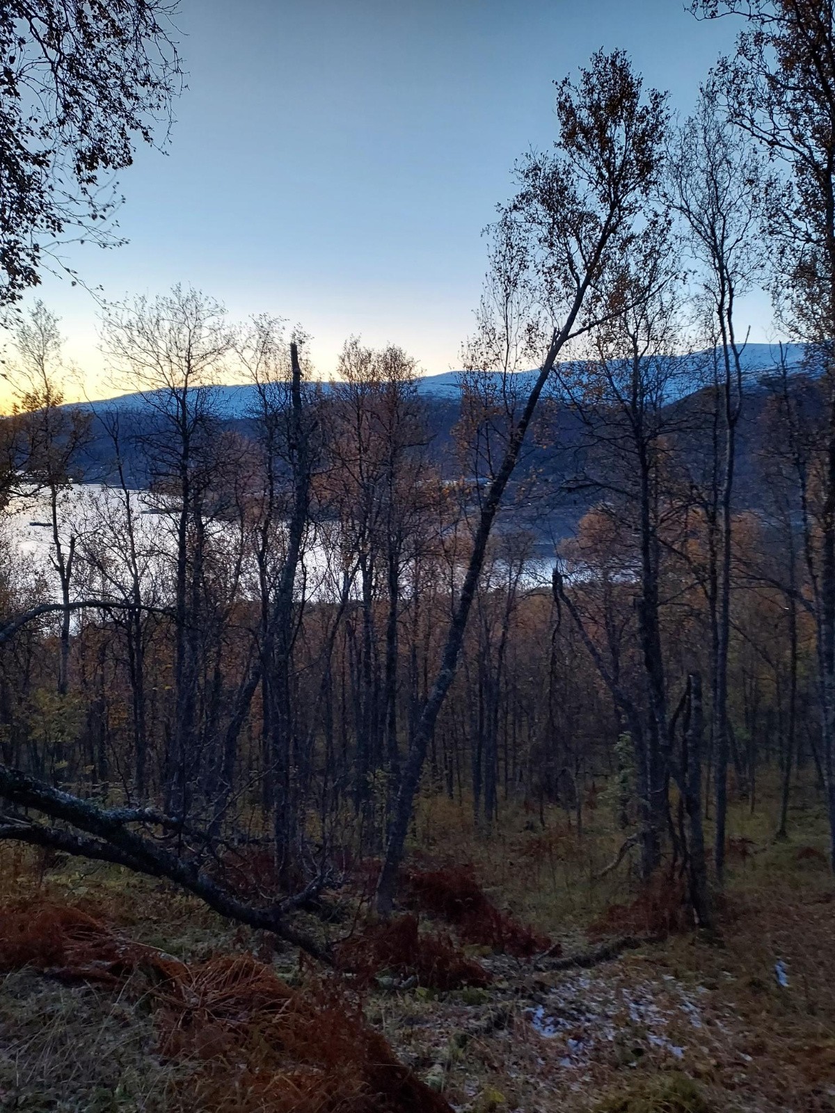 Ambiance automnale au départ