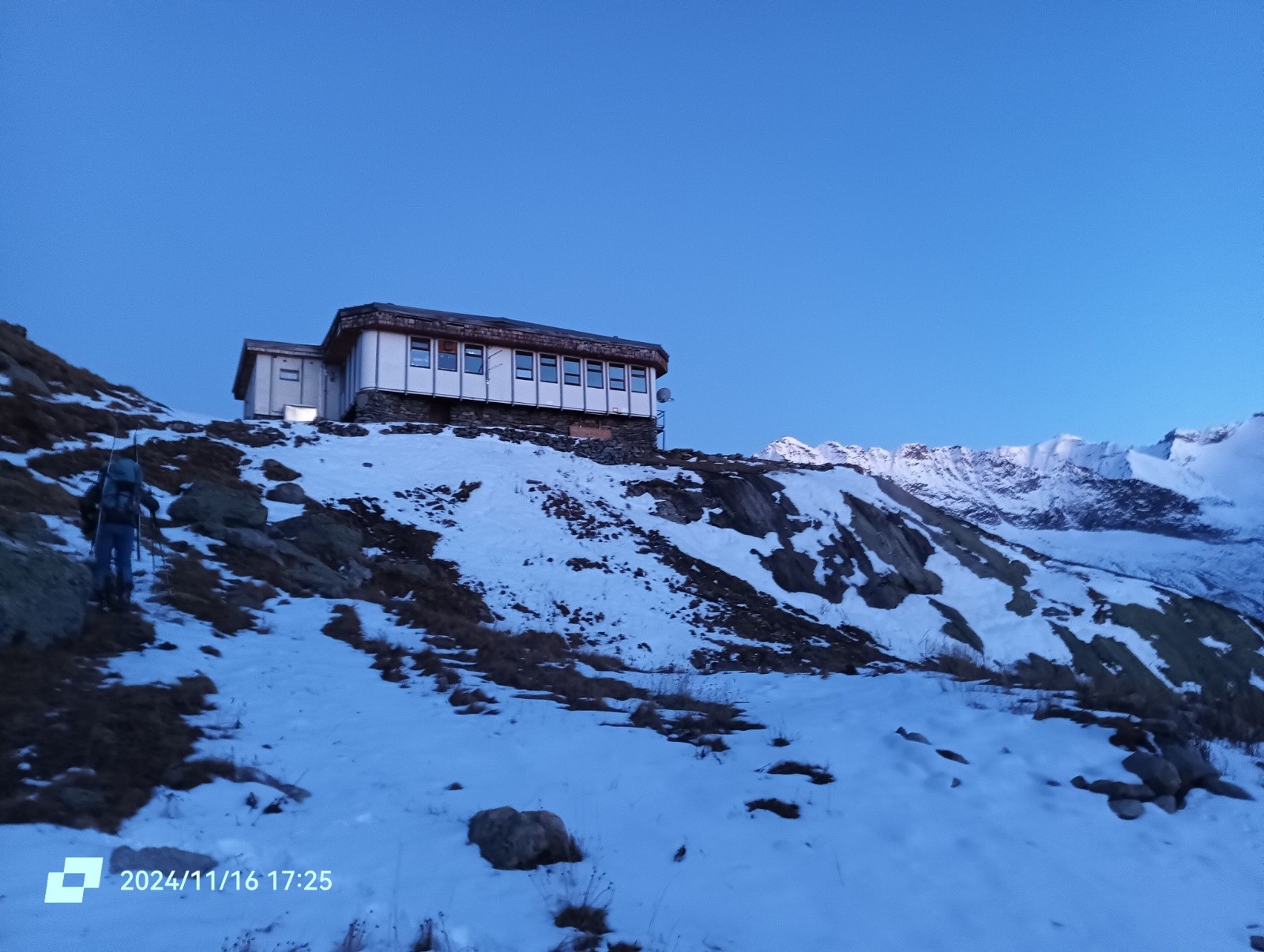 arrivée au refuge 