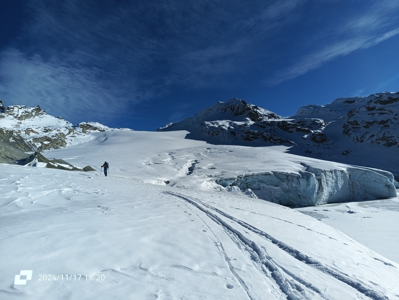 Sur le glacier 