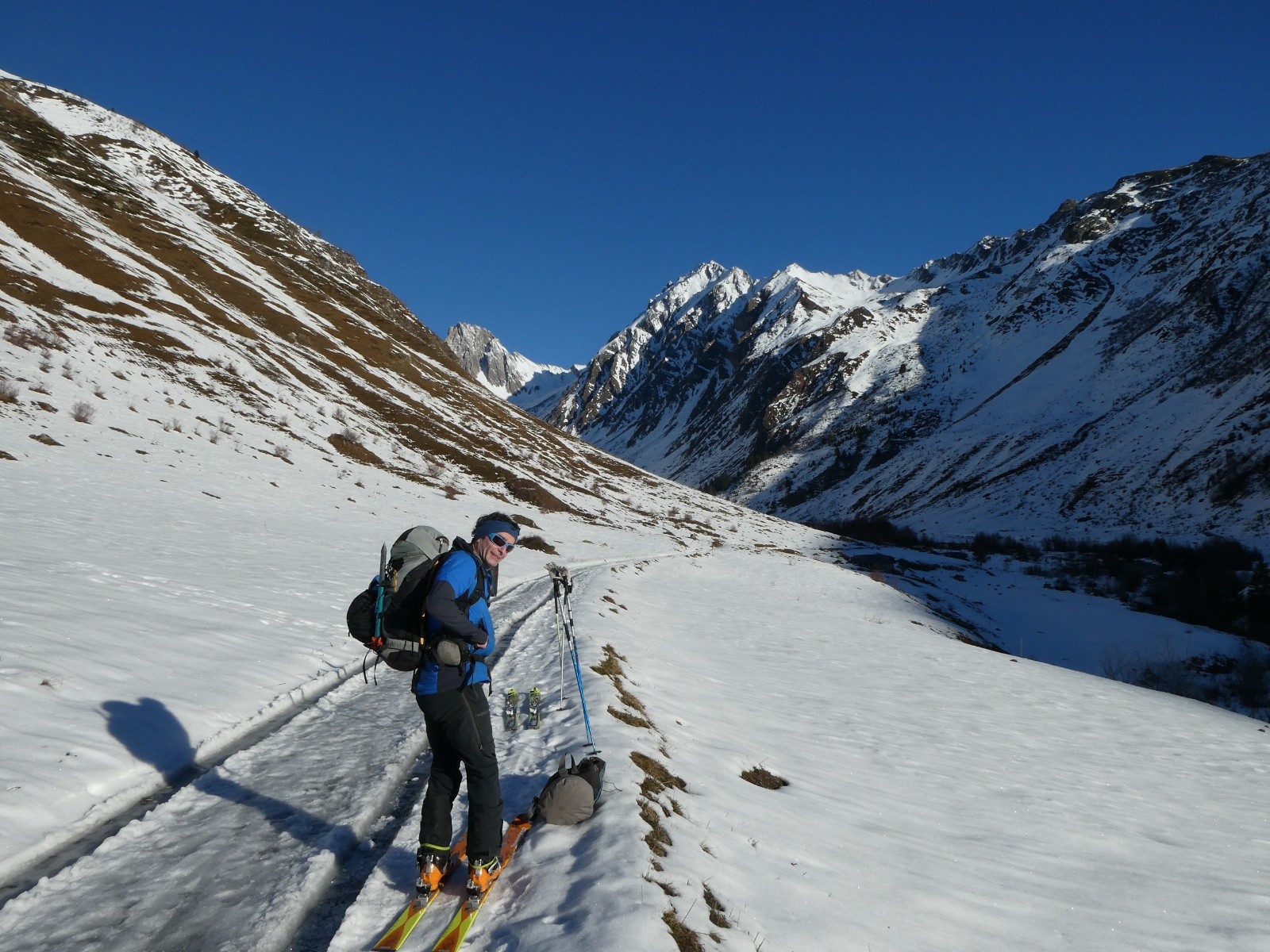  Ca passe encore en ski du parking de la chapelle