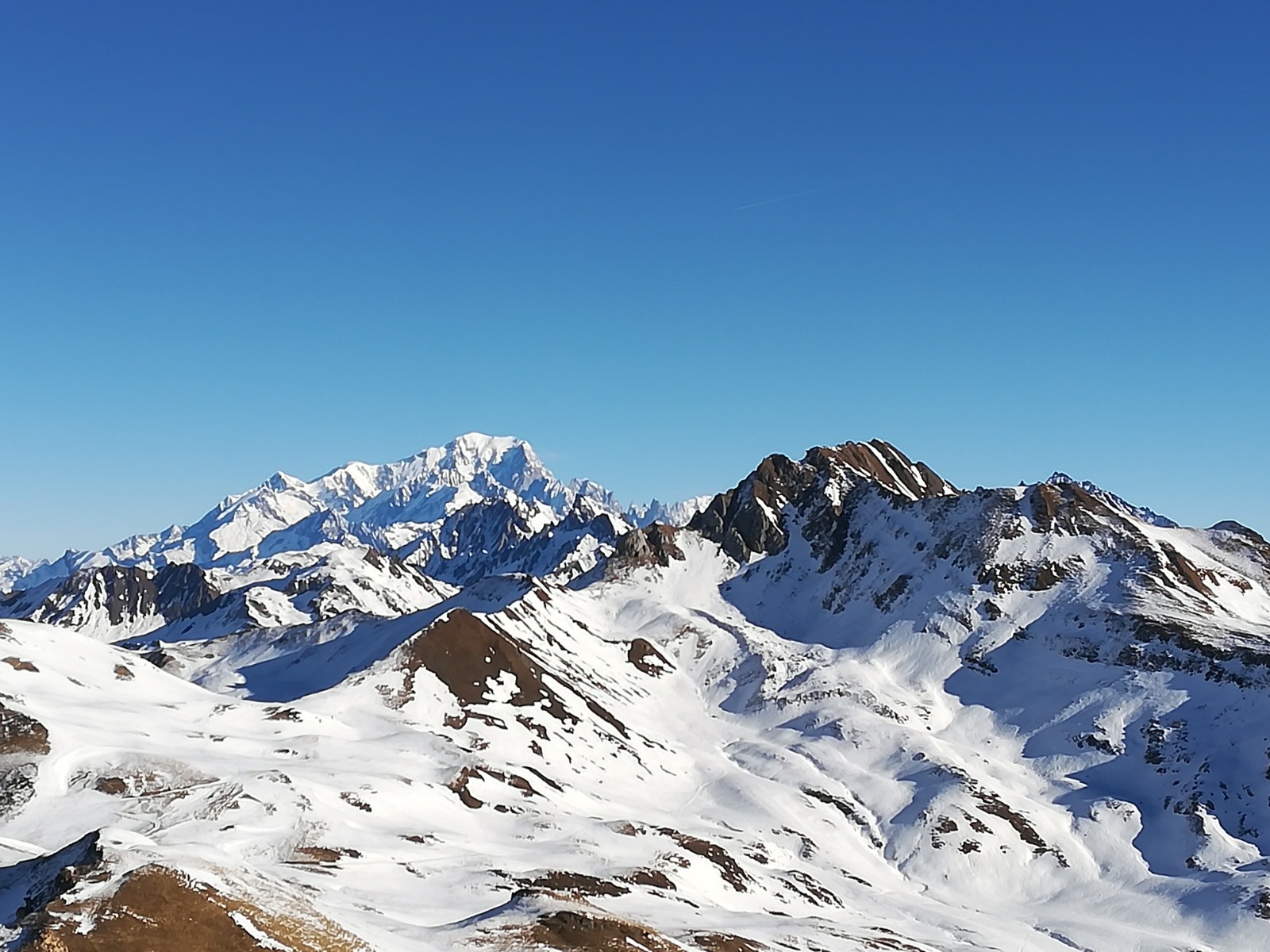 Mont Blanc et Crêt du Rey